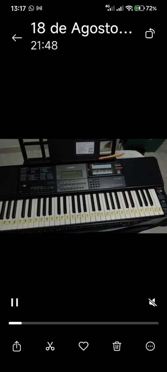 Teclado Casio ct-x800 - Foto 3