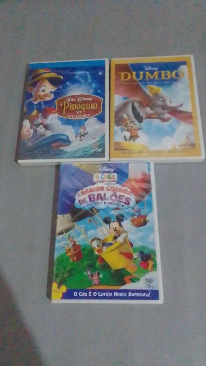 Dvds Disney 20 reais cada lacrados 