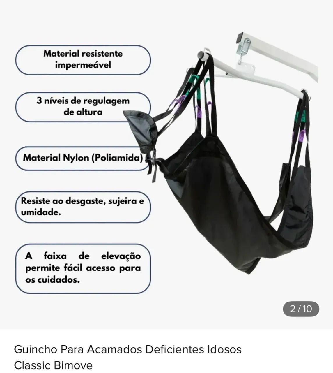 Guincho para acamados - Foto 2
