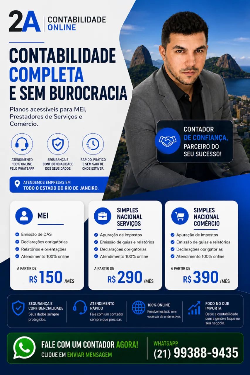 Contabilidade Online para MEI, Comércio e Prestadores de Serviços