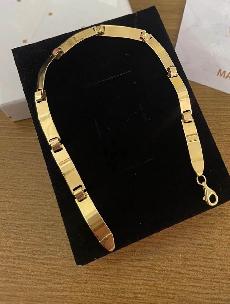 Pulseira de ouro 18k.  5 gramas