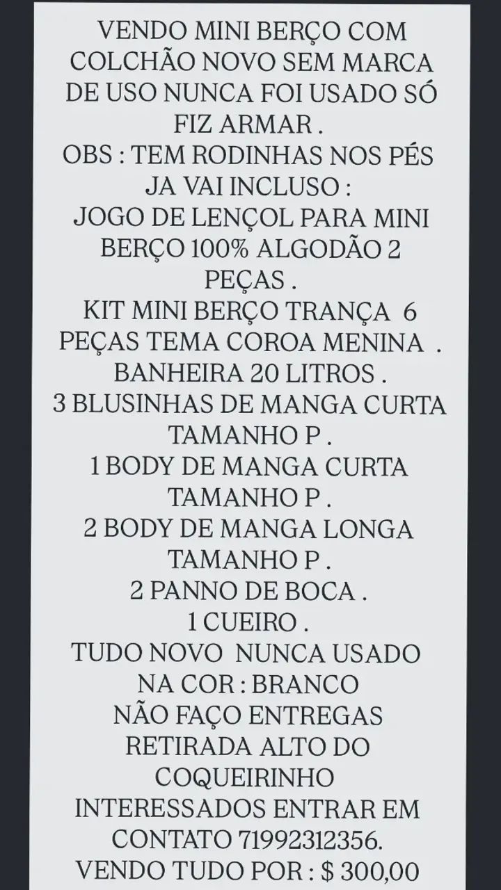Mini Berço  - Foto 3