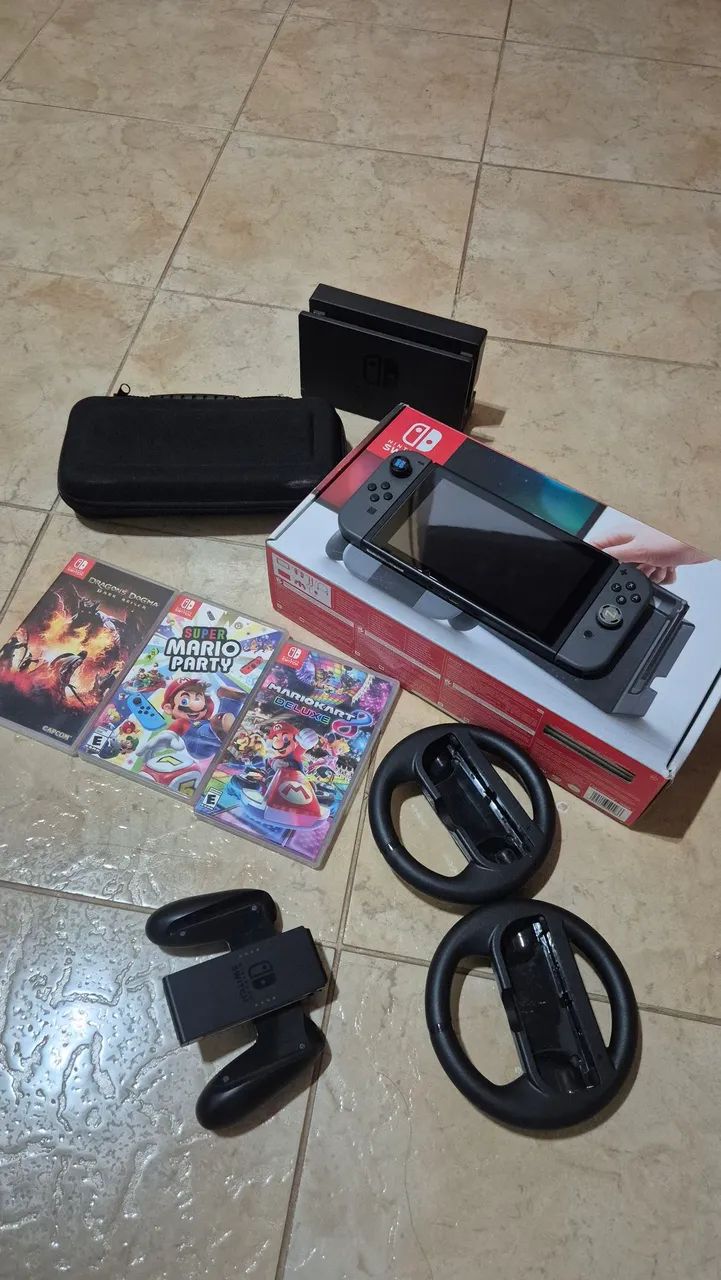 Nintendo Switch V1 com Jogos - Foto 4