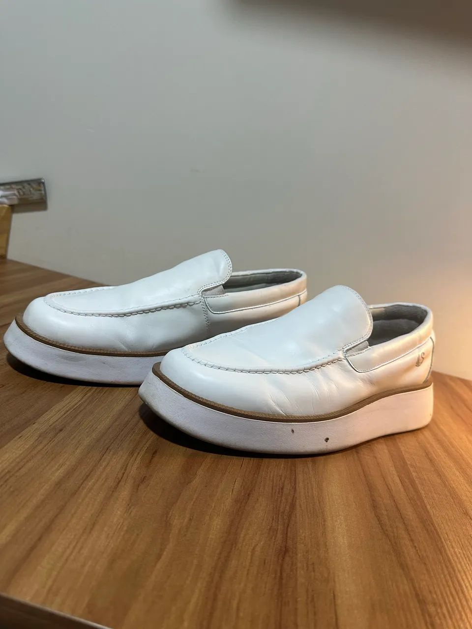 Sapato de Couro Branco - Foto 4