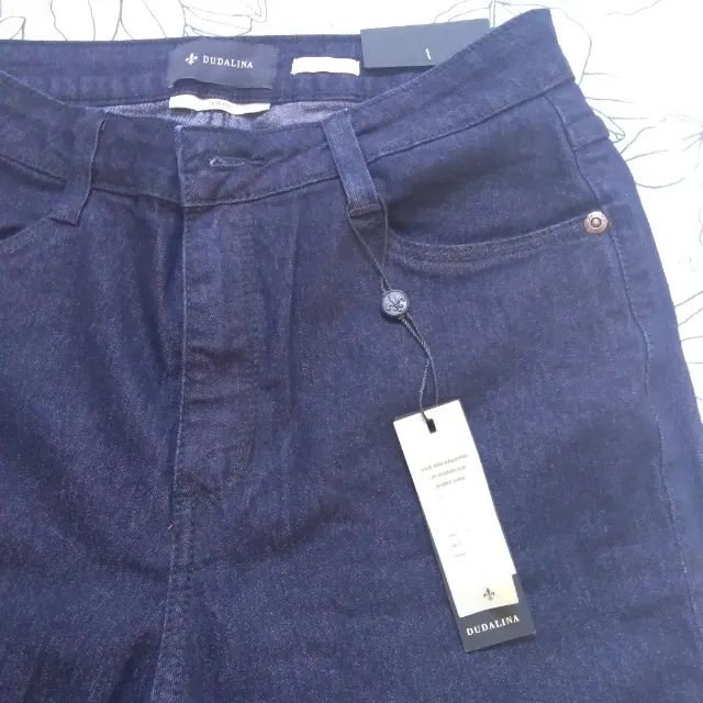 Calça Jeans Feminina Preta da Dudalina (Nova) - Foto 3
