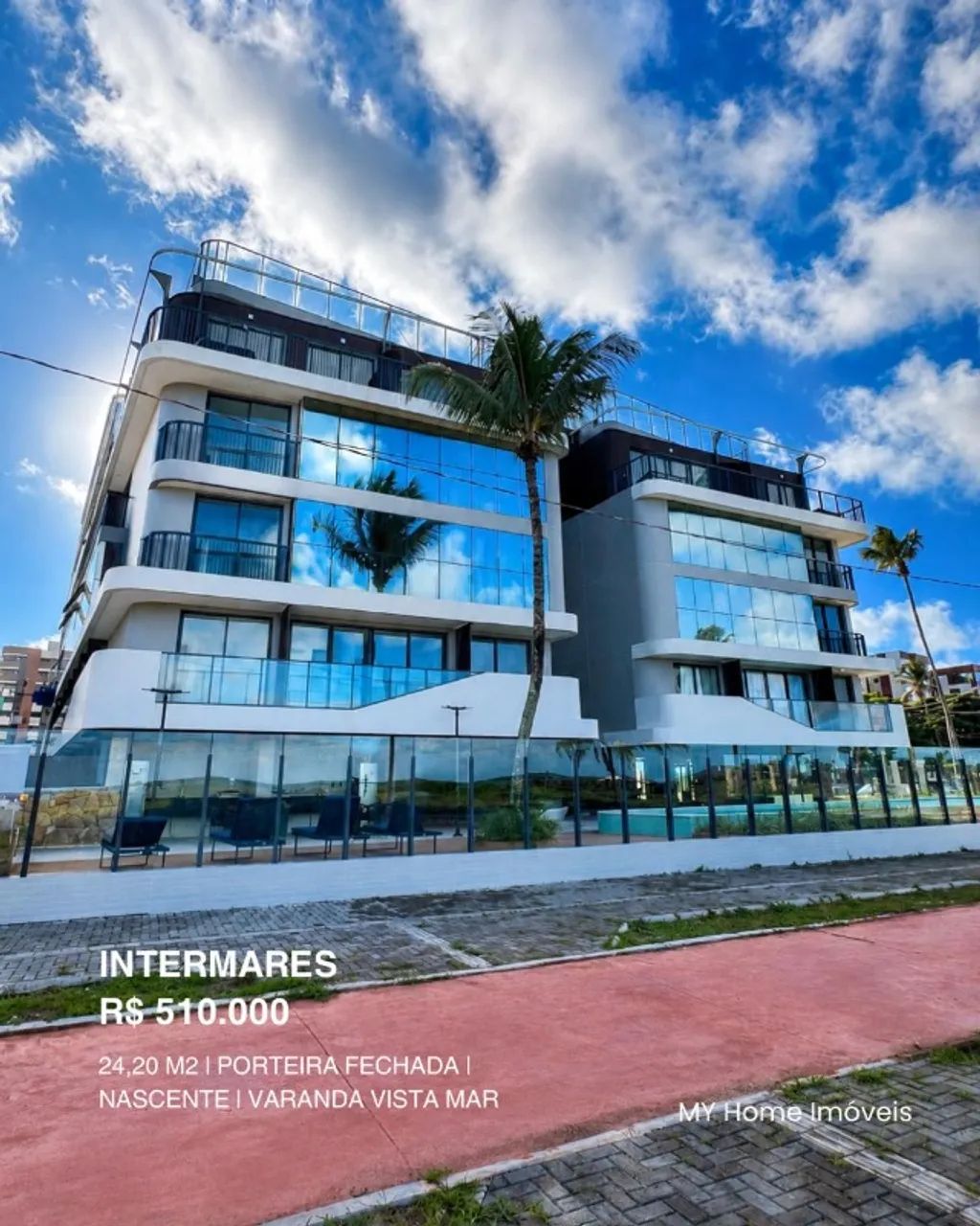 Flat em Intermares, 24,20m², Porteira Fechada