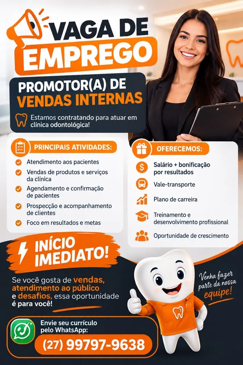 VAGAS DE VENDAS EXTERNAS 