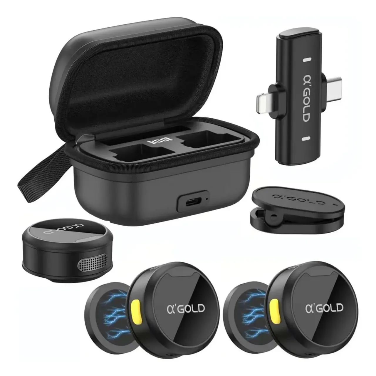 Microfone Lapela Kit completo