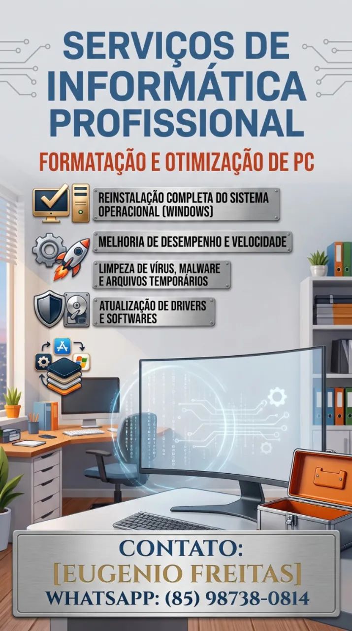 Formatação e Otimização de PCs