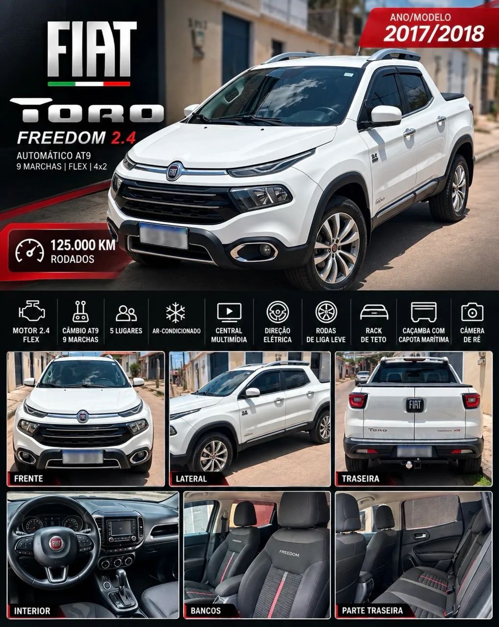 Fiat Toro FREEDOM 2.4 16V FLEX AUT. 2018