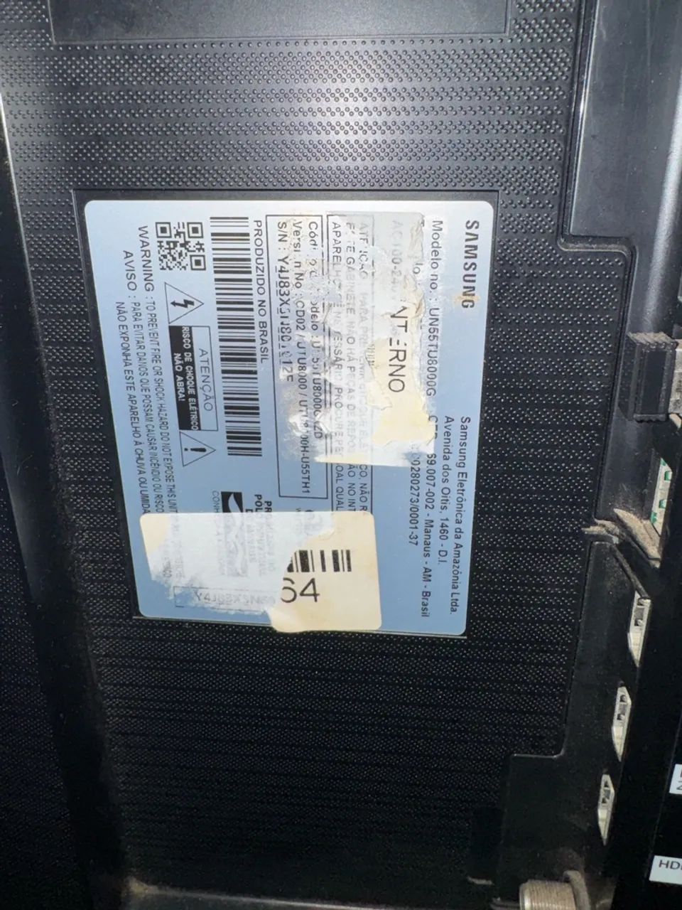 TV Samsung 55 polegadas Smart Display Quebrado - Foto 4