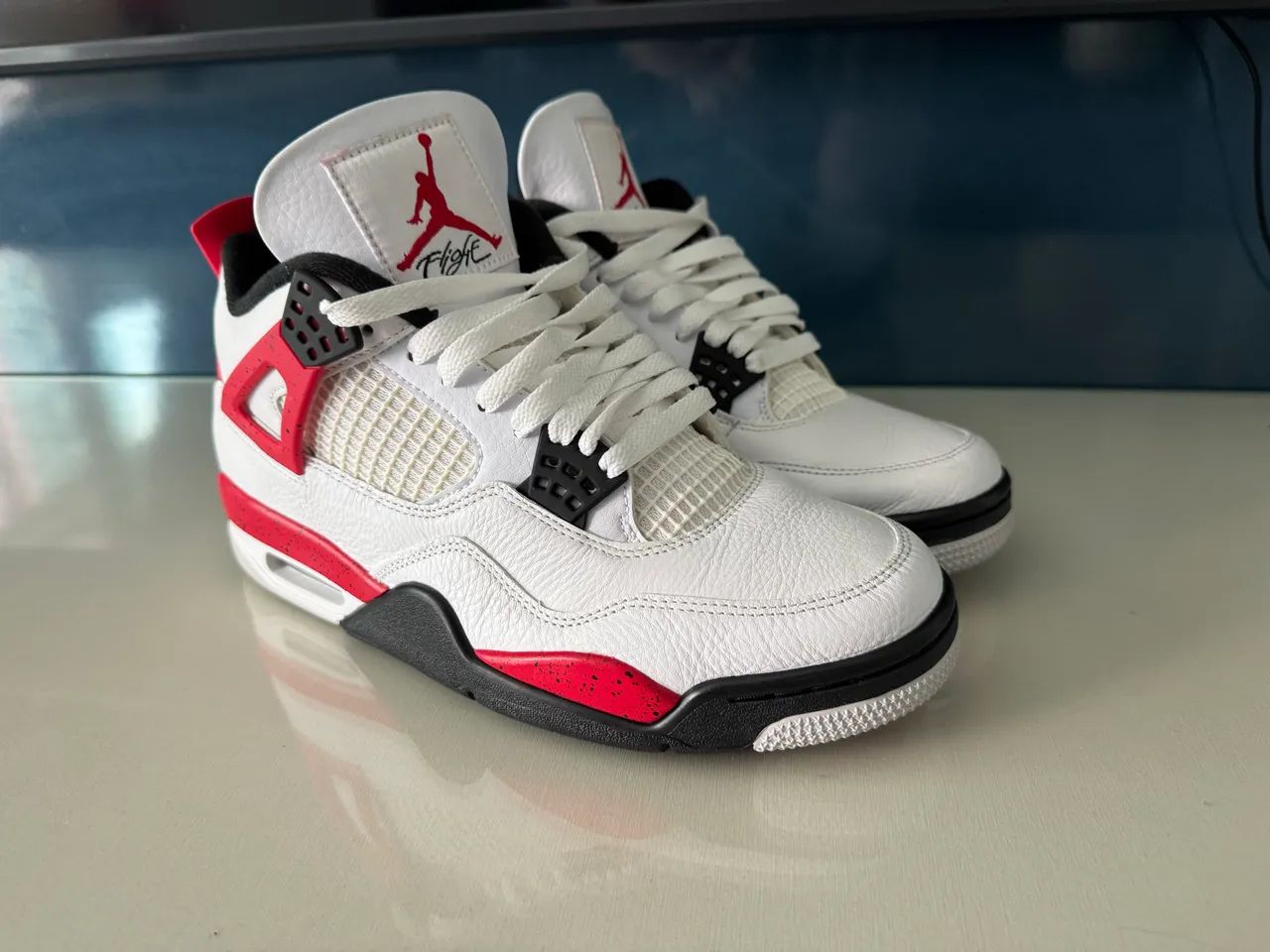 Air Jordan 4 Retrô Red Cement - Foto 5