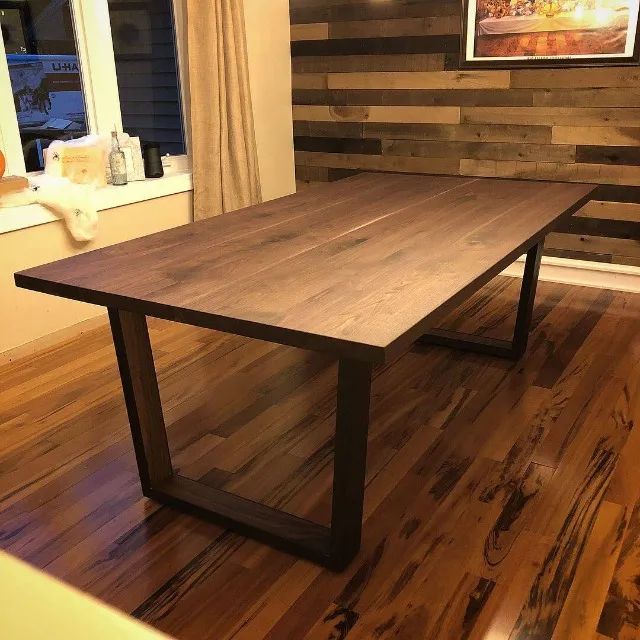 Mesa Industrial 200x60cm | Aço Metalon + Pinus Envernizado - Sob Mededida - Foto 4