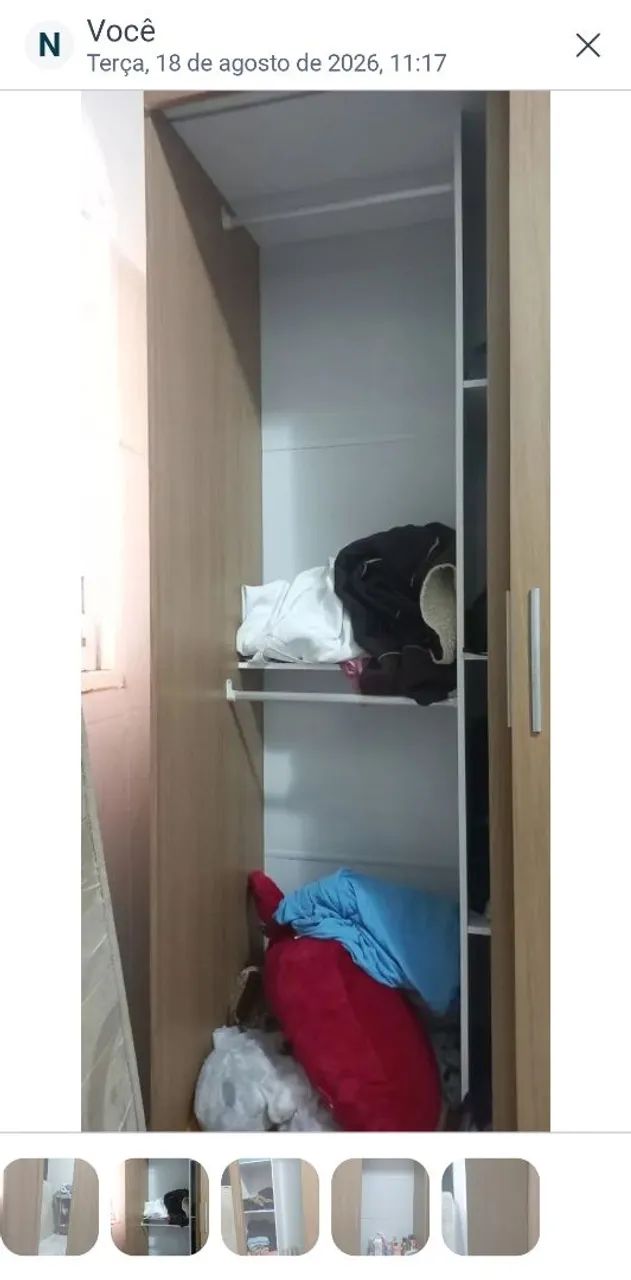 VENDO Guarda Roupas Solteiro semi novo! - Foto 4