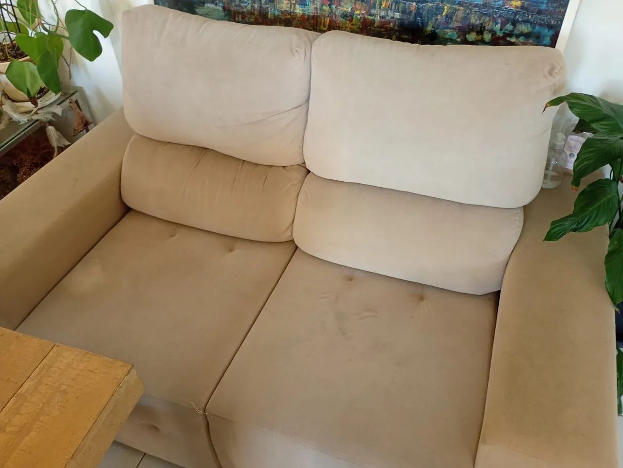 2 Sofás Retráteis de 2 e 3 lugares usados - Foto 2