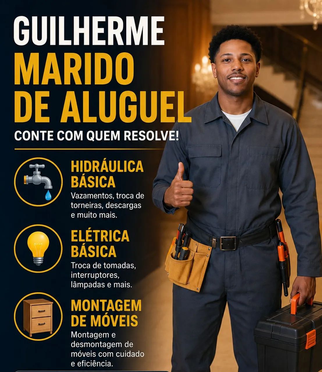Marido de aluguel - serviços em geral - preço a combinar 