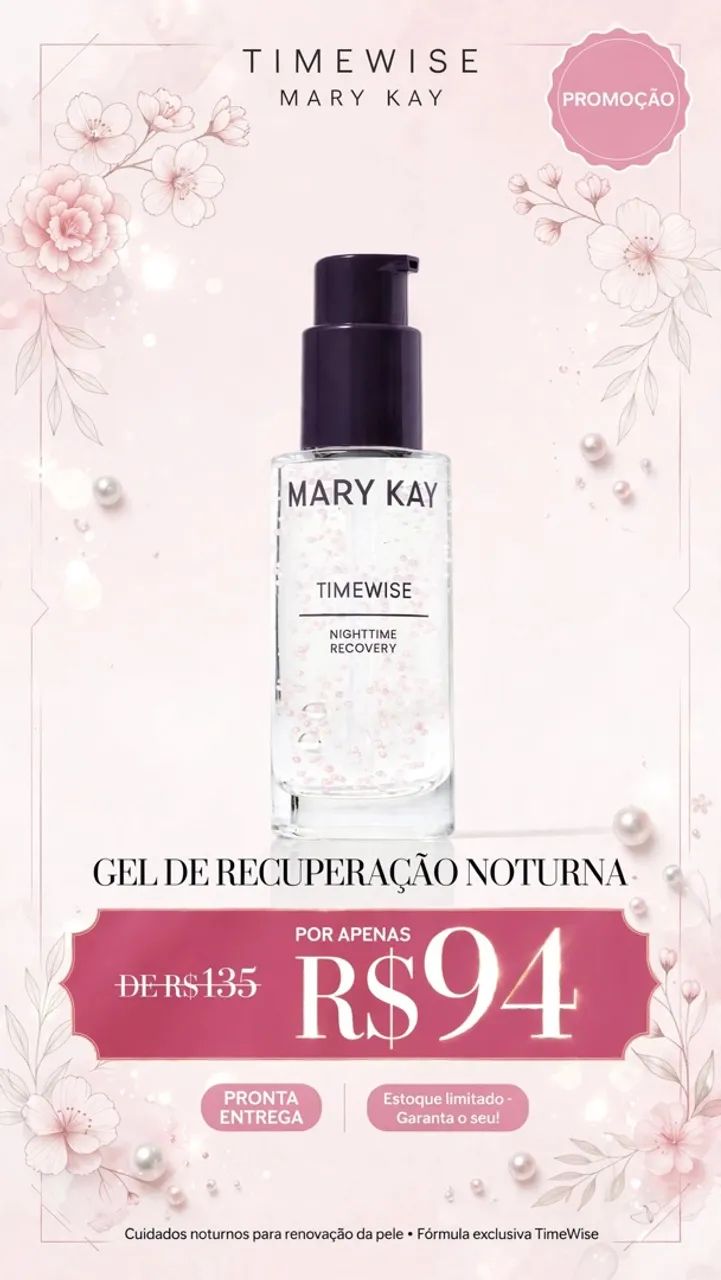 Gel recuperação noturna 
