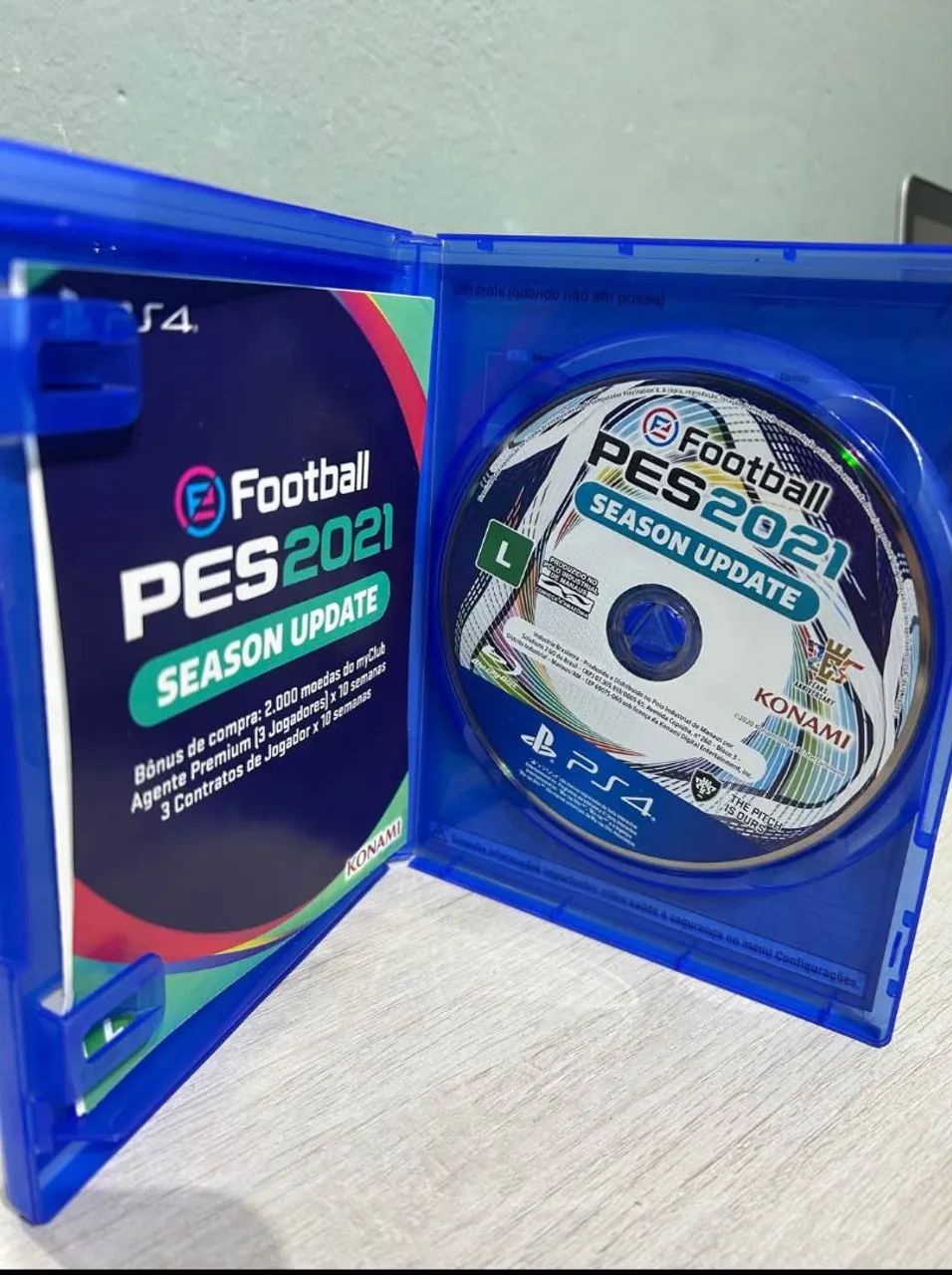 PES 2021 - CD ORIGINAL - PS 4 E PS5 Frete Grátis  - Foto 3