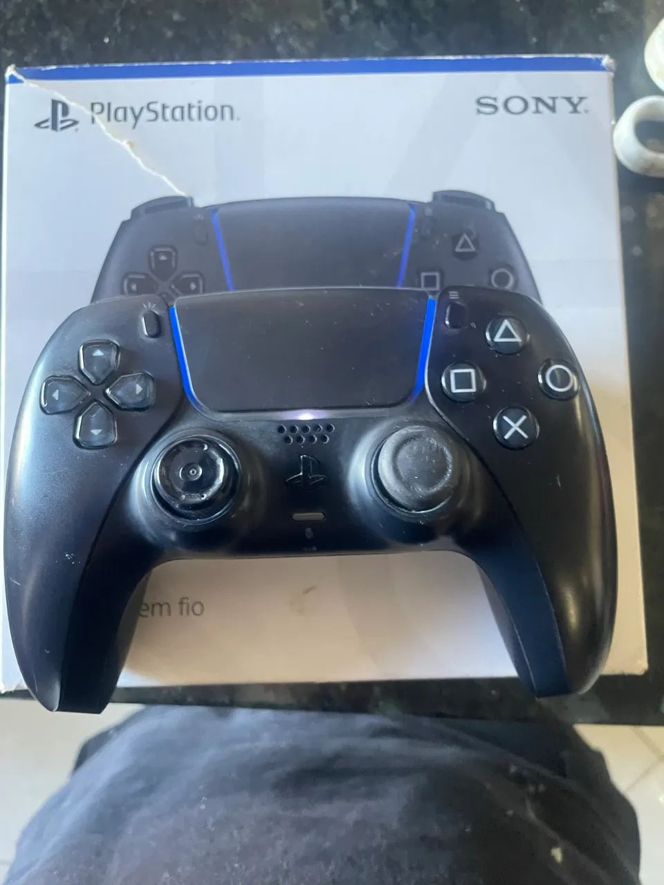 Dualsense Ps5 preto com caixa - Foto 2