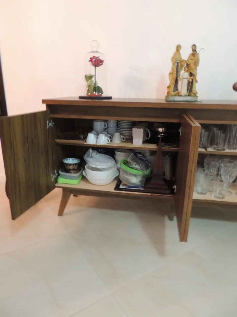 Aparador marrom 100% MDF - Foto 2