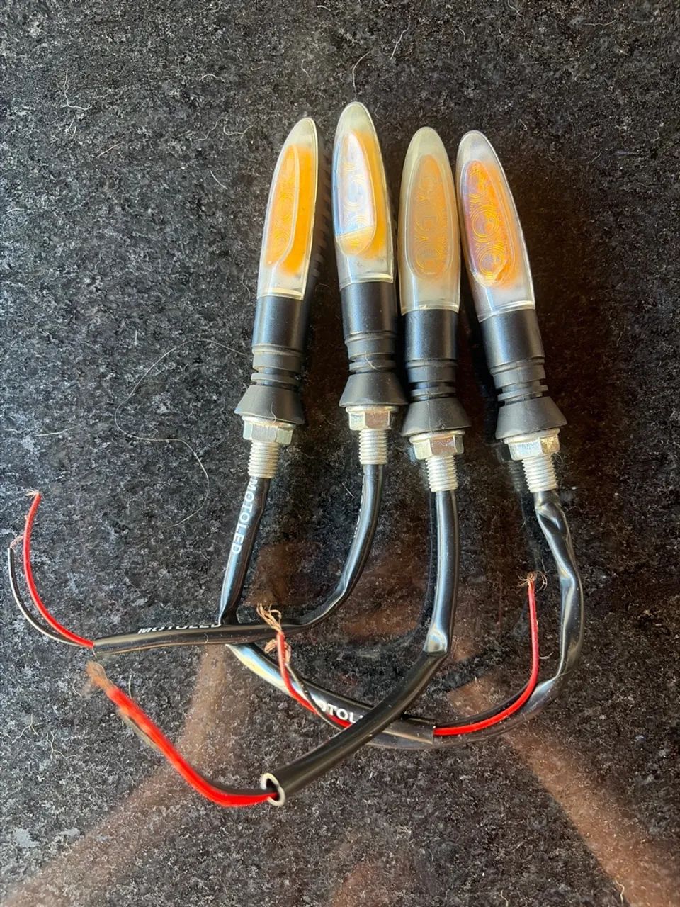 4 piscas de moto em led 