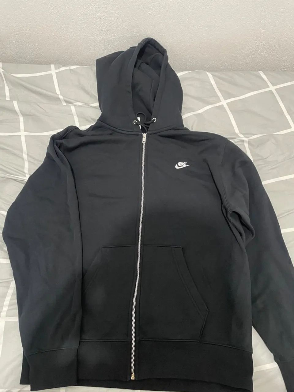 Moletom Nike Preto com Zíper e Capuz - Tam. G - Foto 3