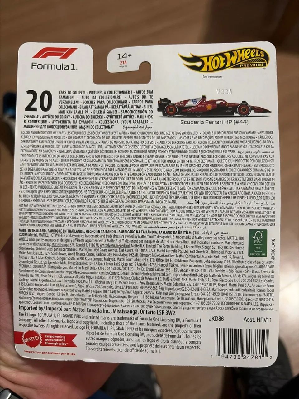 Hot wheels Formula 1 ferrari hamilton - Foto 2