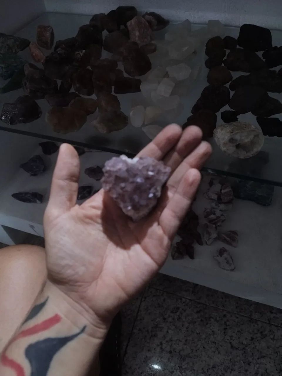 PEDRA AMETISTA EM FORMATO CORAÇÃO  - Foto 2
