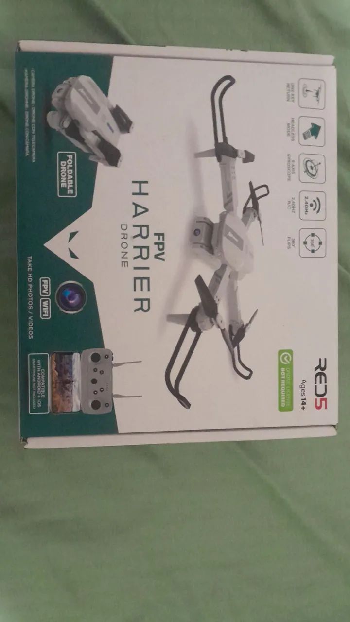 Drone AGS i4 FPV Dobrável - Pronto para Voar | R$ 357,00