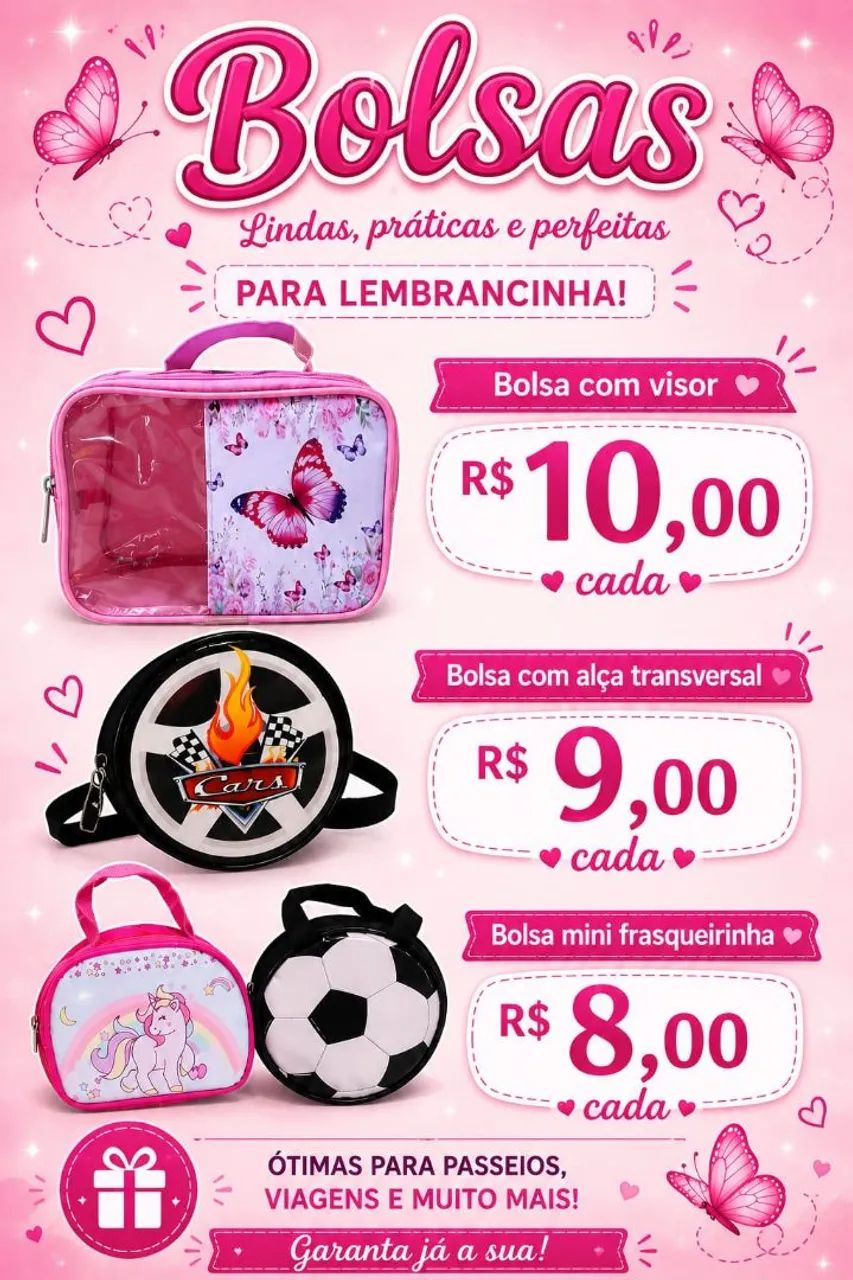 Bolsinha personalizada 