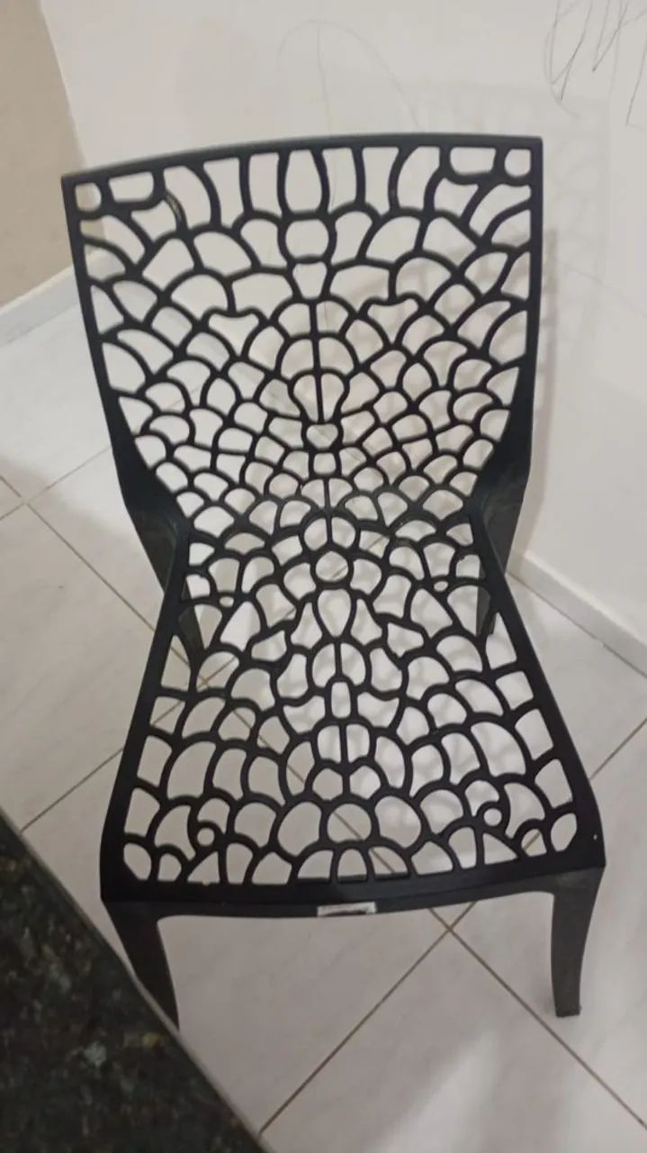 Mesa mármore 80x80 c 4 cadeiras  - Foto 4