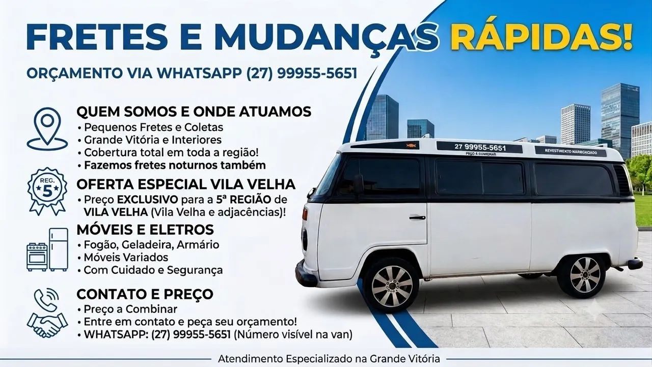 Fazemos pequenos fretes - coletas e entregas 