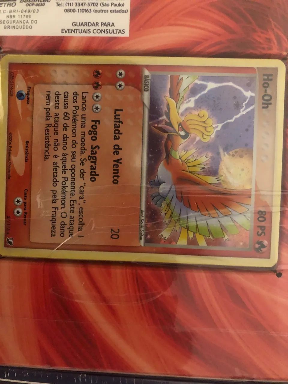 2 kits vintage pokemon (ho-oh e machamp) - Foto 4