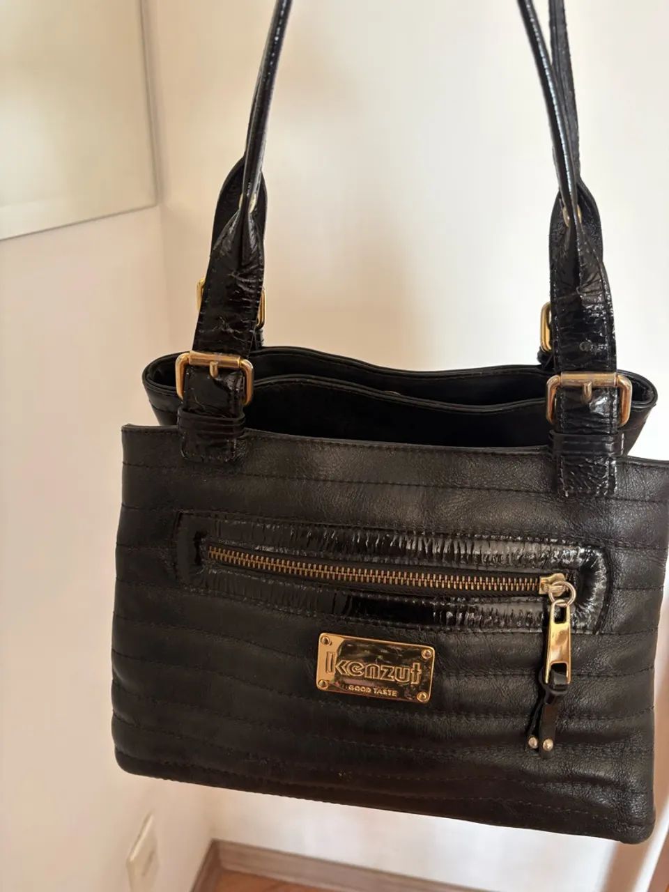 Bolsa  de couro da marca Kenzut - Foto 3