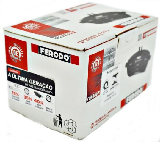Jogo Pastilha Freio Dianteira Cerâmica Original Ferodo Nissan Sentra 2.0 Todos - Foto 3