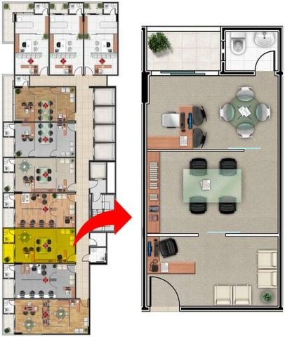 Sala comercial no Momentun Office Bezerra de Menezes, localizado no bairro São Gerardo - Foto 17
