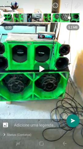Vendo som automotivo completo alto falante de 15 aceito propostas