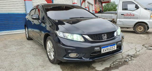 Honda Civic Sedan LXR 2.0 Flexone + GNV 5g 16V Aut. 4p - Preto - 2014 46.900 - Foto 2