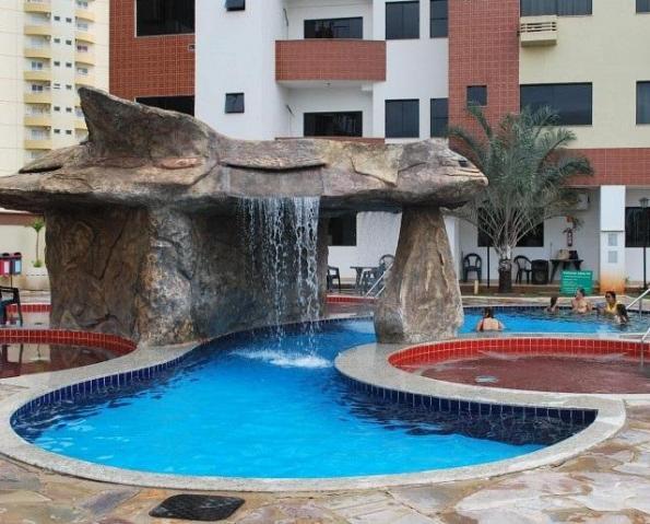 Apartamento 2 quartos para temporada em caldas novas, golden dolphin supreme bairro: turis - Foto 4