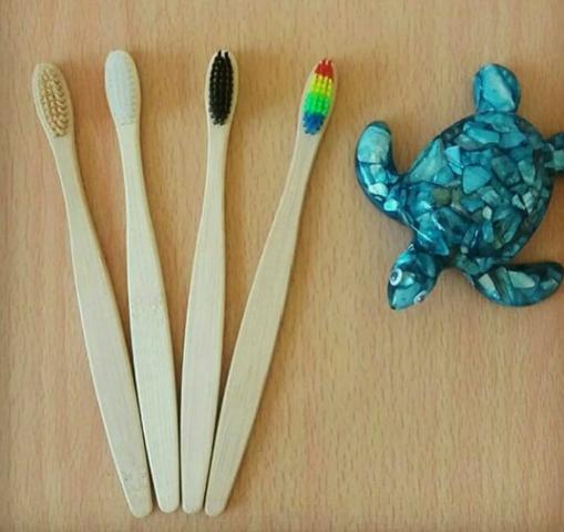 Escovas de dentes ecológicas de bambu - Foto 4