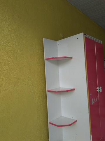 Vendo guarda roupa infantil mais prateleira - Foto 4