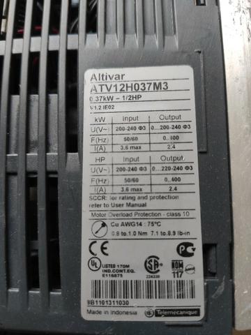 Inversor de frequência Altivar 0,5CV 220V - Foto 4