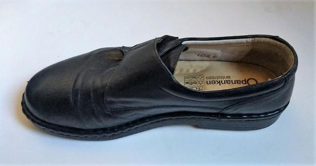 Sapato Diabetc's Line Opananken Couro Preto | Tamanho 40/41 | Semi-Novo - Foto 3
