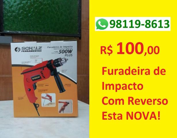 Furadeira com Reverso e Impacto - Pra vender logo