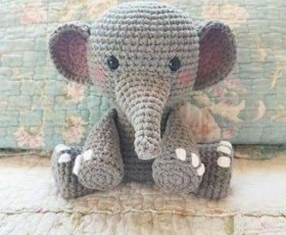 Elefante amigurumi - Foto 3