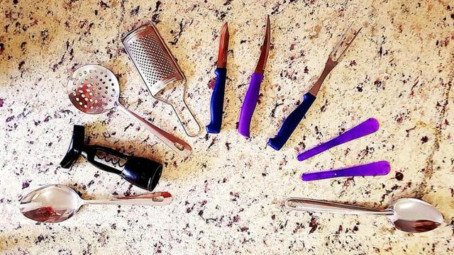 Kit com 10 utensílios de cozinha