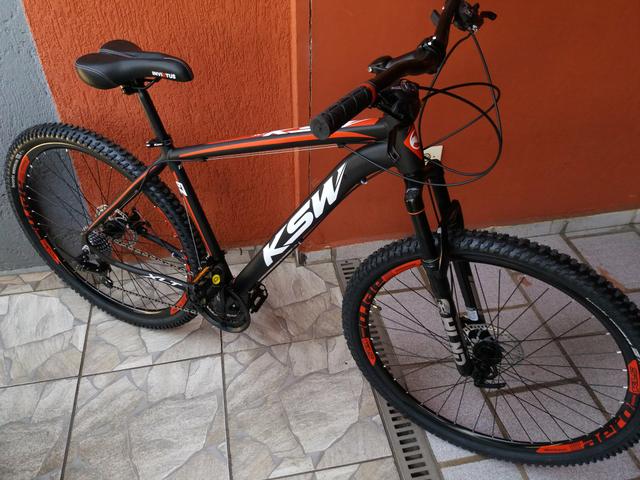 Bicicleta aro 29 Nova! Aluminio Shimano Tourney - Foto 6