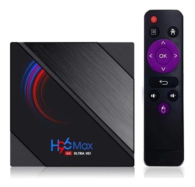 Transforme sua TV comum em Smart TV Box H96 Max H616 com Android 10