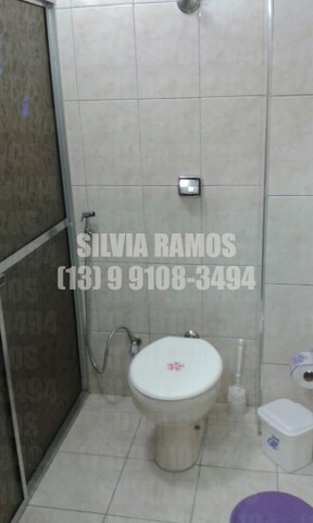 Temporada-sala living aconchegante-Nova Ponta da Praia com Aquário de Santos - Foto 5
