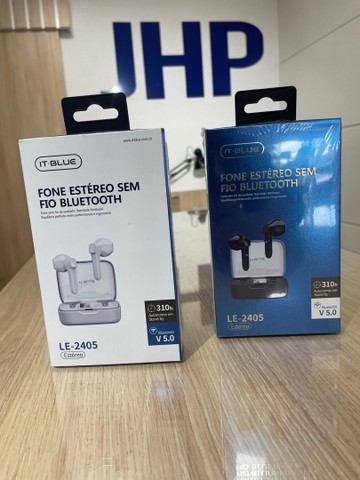 Fone Estéreo IT-BLUE sem fio Bluetooth, PRETO E BRANCO - até 12x sem juros!!
